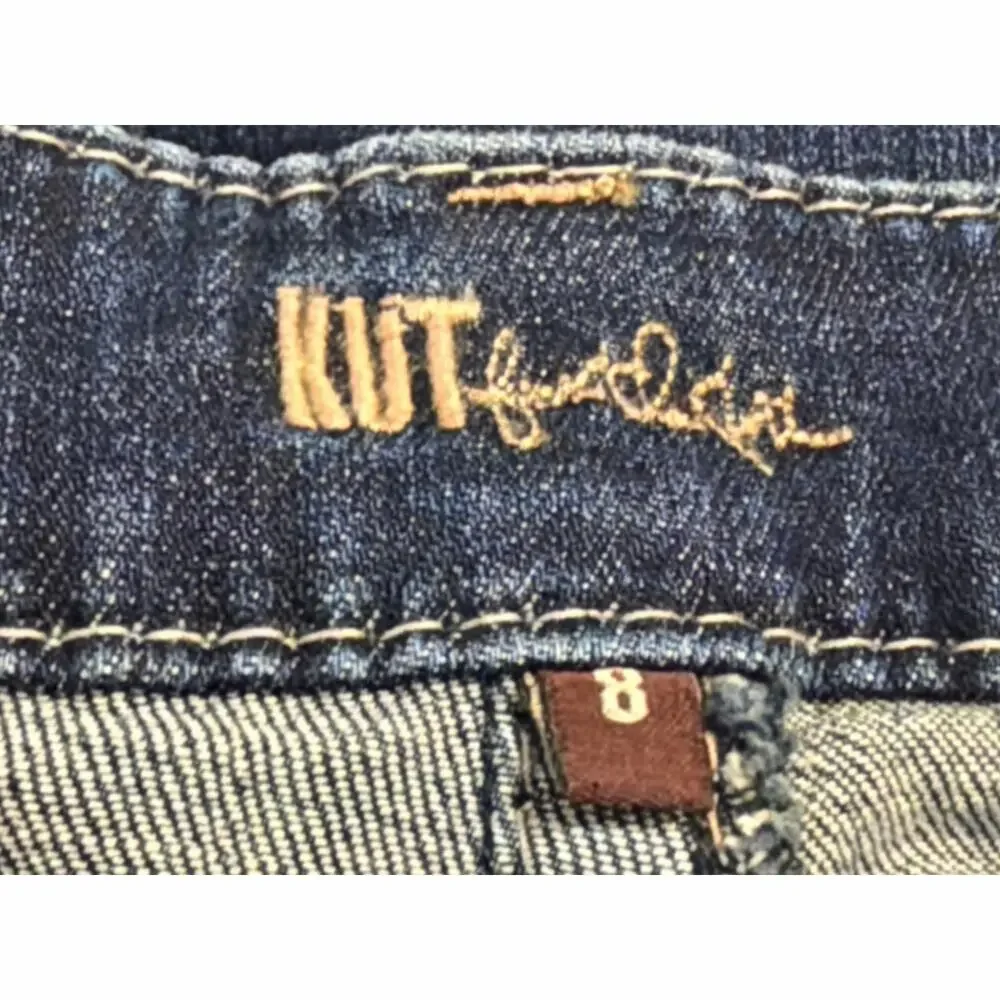 KUT from the Kloth Natalie Bootcut Jeans Size 8 Medium Dark Wash